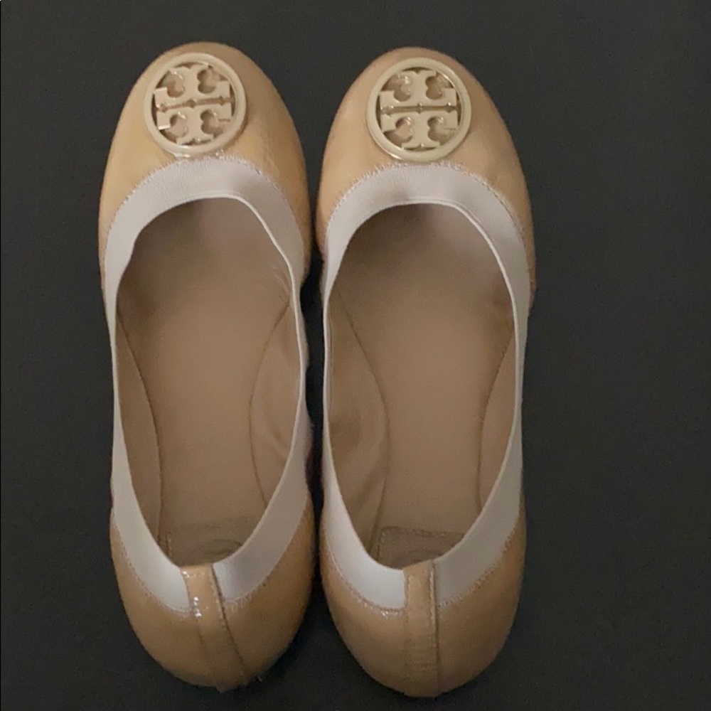 Tory Burch Caroline flats used condition.